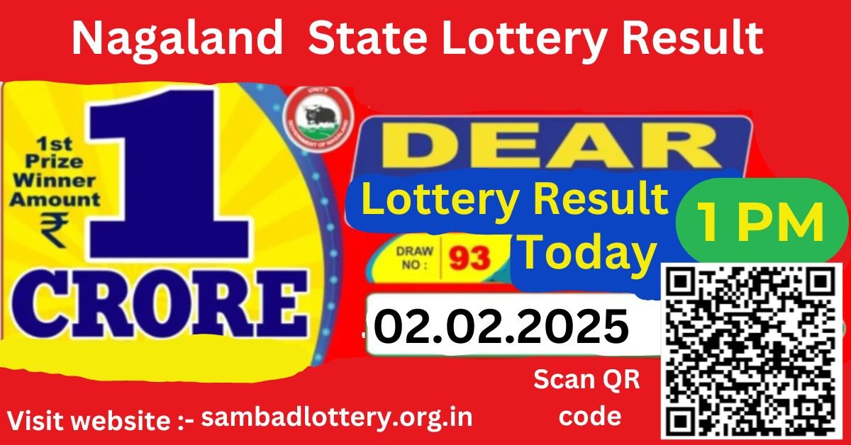 Nagaland State Lottery Sambad Result: 1:00 PM 02.02.2025